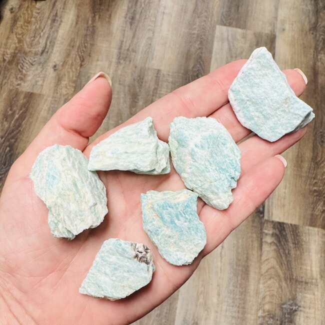 Amazonite Medium  -  Rough Raw Natural