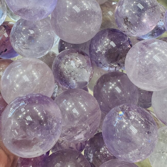 Light Lilac Amethyst Sphere Orb - 20-25mm