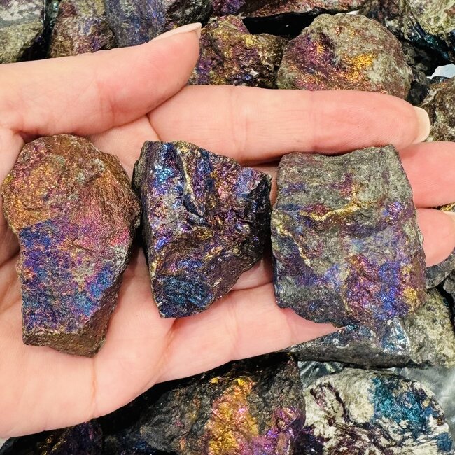 Peacock Ore (Chalcopyrite Bornite) Large - Rough Raw Natural