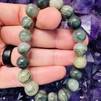 Green Actinolite Bracelets - 10mm