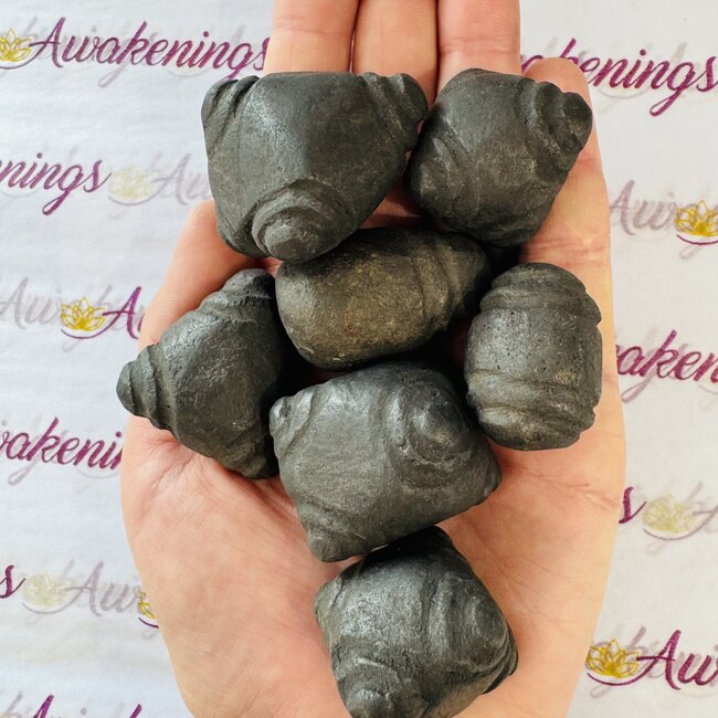 Meteorite Chumpi (Apu) Stones - Hand Carved Peru Shaman Khuyas Jiwaya - One Stone