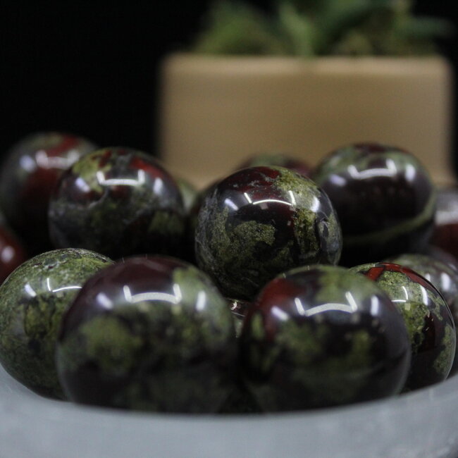 Dragon’s (Dragons Blood Stone) Jasper Spheres Orbs Globes- 15-20mm