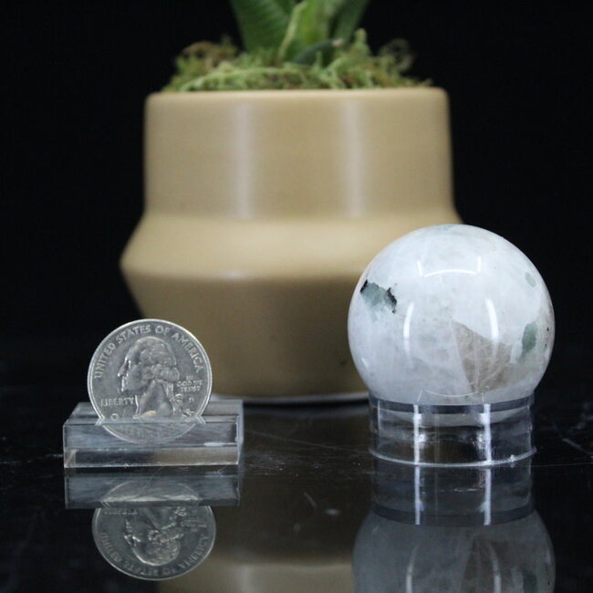 Rainbow Moonstone Sphere Orb - 35-40mm