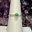 Malachite Rings - Size 8 Round Bezel Set - Sterling Silver