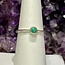 Malachite Rings - Size 5 Round Bezel Set - Sterling Silver