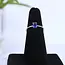 Blue Kyanite Rings -Size 6 Oval Faceted Prong Claw Set - Sterling Silver