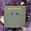 Lapis Lazuli Earrings - 3mm Faceted Studs Claw Prong Set - Sterling Silver Gemstone Jewelry