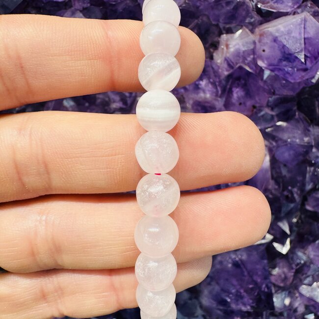 Pink Calcite Bracelets - 8mm