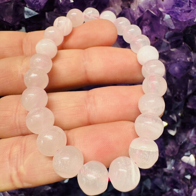 Pink Calcite Bracelets - 8mm