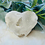Clear (Crystal) Quartz Geode Heart - Druzy 4"