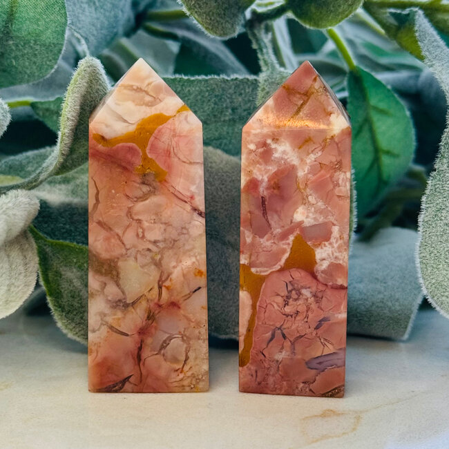 Dark Pink Amethyst Obelisk - Tower Generator Point - Small (1-4")