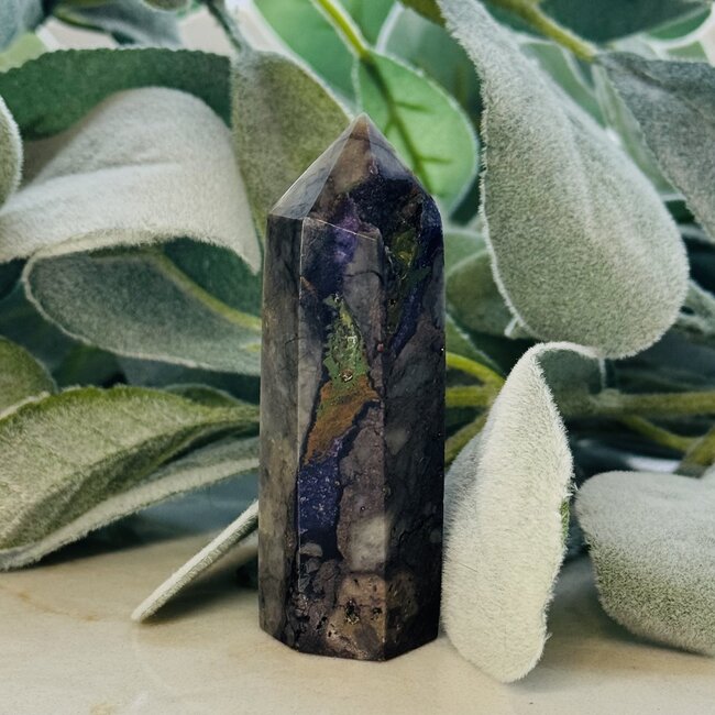 Azurite in Matrix Tower Point Generator - Small 1-2.5"