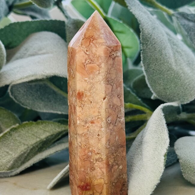 Pink Agate Towers Point Generator - Medium (2-3")