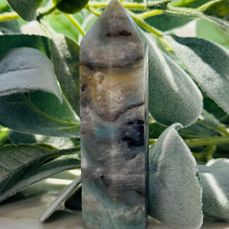 Blue Hemimorphite Tower Point Generator - Medium (2-4")