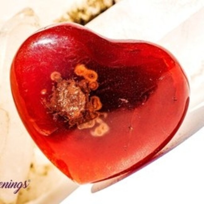 Carnelian Hearts - Small