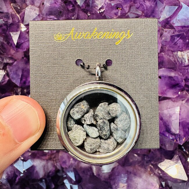 Alexandrite Floating Locket Pendant