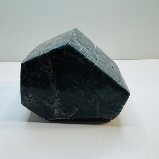 Polished Blue Apatite Free Form Large - Specimen #1