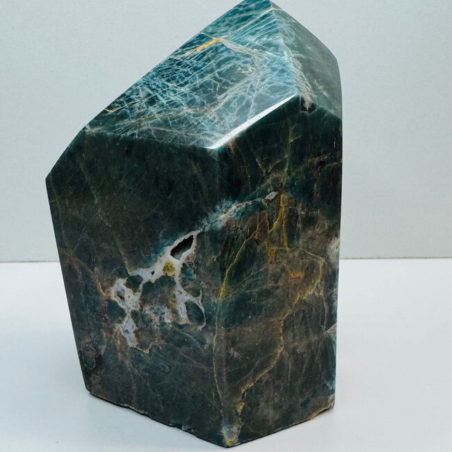 Polished Blue Apatite Free Form Large - Specimen #3