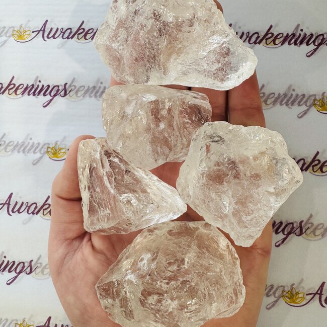 Satyaloka Azeztulite Quartz - Large Rough Raw Natural