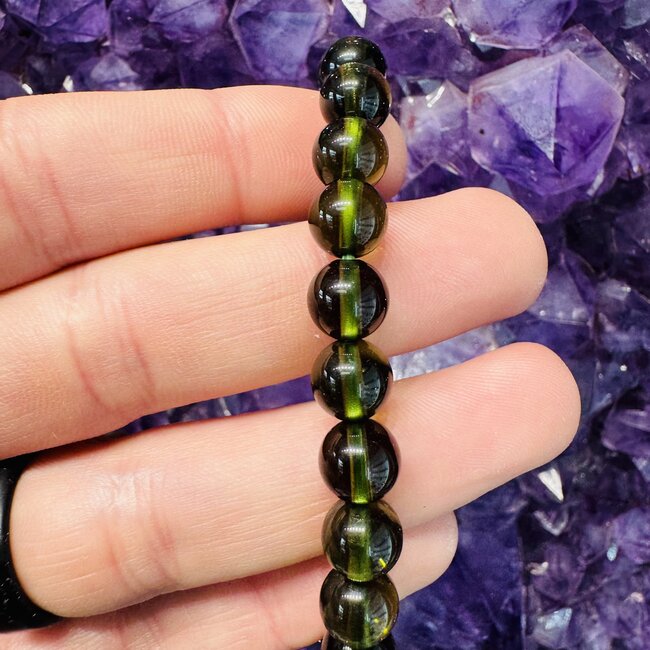 Moldavite Bracelets - 8mm