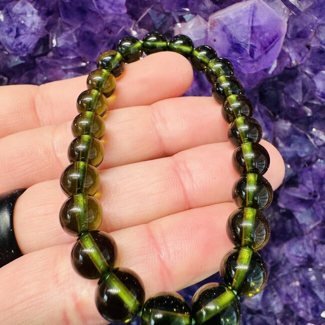 Moldavite Bracelets - 8mm