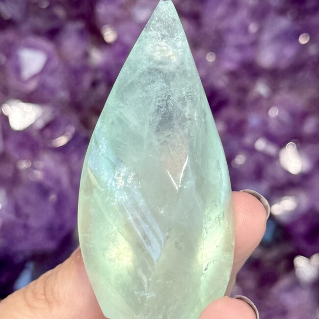 Green Fluorite (Baha Blast) Tower Point Generator - Medium (2-3")
