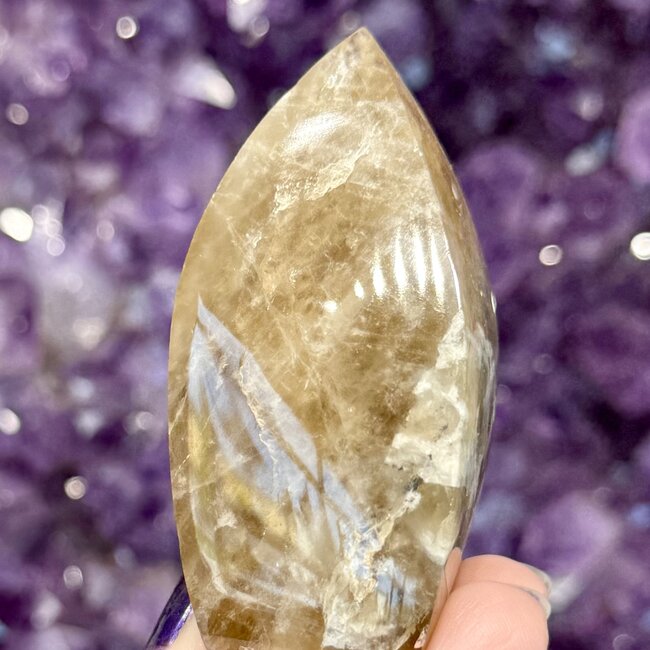 Congo Citrine Flames - Medium 3" Carving