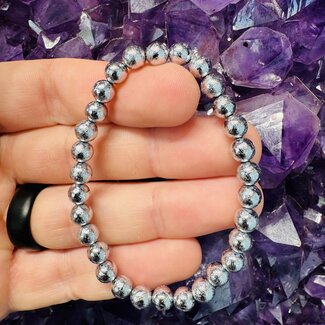 Gibeon Meteorite Bracelet - 6mm (30 beads)