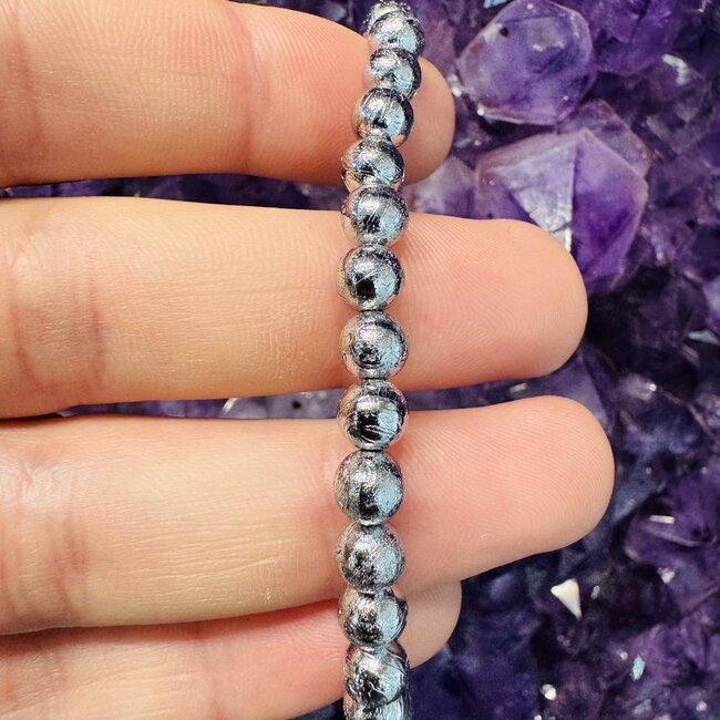 Gibeon Meteorite Bracelet - 6mm (30 beads)
