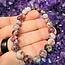Red Plum Blossom Tourmaline Bracelets - 8mm
