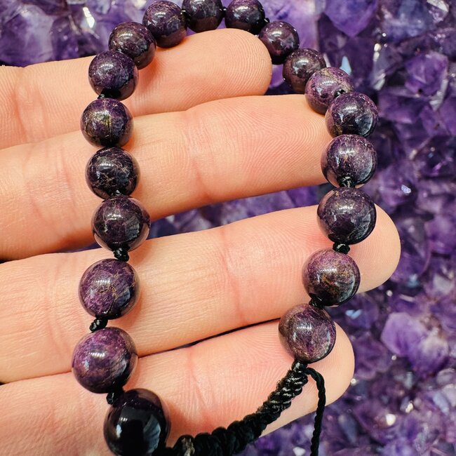 Purpurite Adjustable Bracelets - 8mm