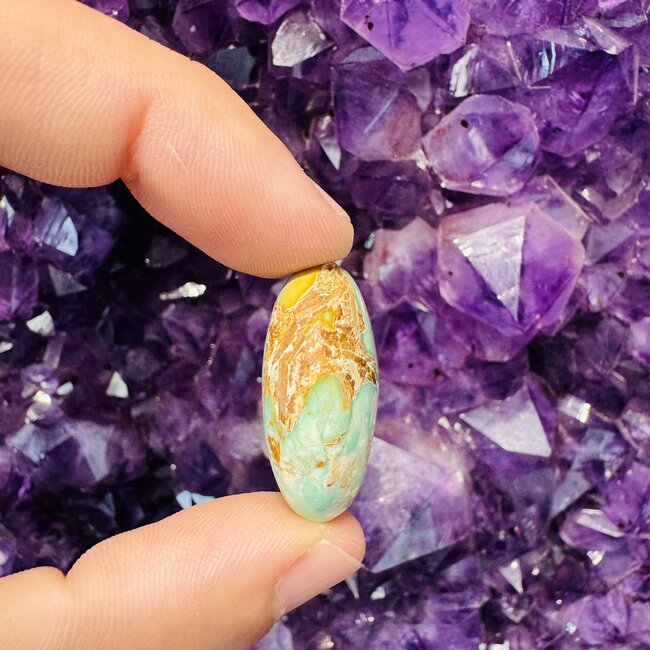 Variscite Mini Palms Pillow Pocket Stone