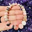 Strawberry Pink Opal Bracelets - 9mm