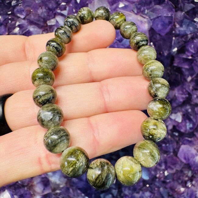Green Tourmaline (Cat's Eye) Bracelets - 8mm