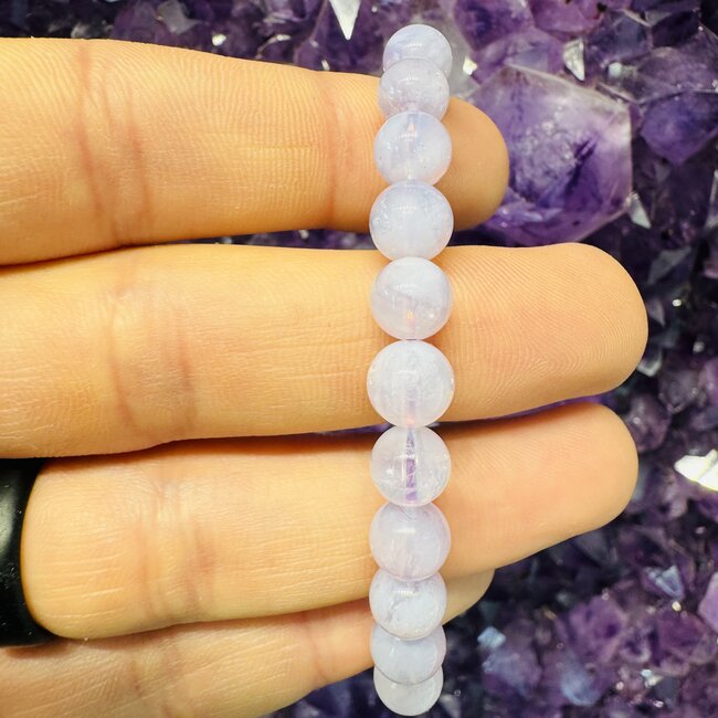 Lavender Quartz Bracelets - 7-8mm