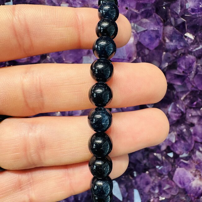 Dark Blue (Indicolite Paraiba) Tourmaline Bracelets - 8mm