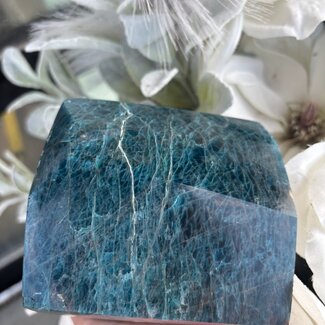 Polished Blue Apatite Free Form Large - Specimen #5