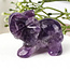 Amethyst Elephants - Small 1.5" Carving Animal