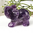 Amethyst Elephants - Small 1.5" Carving Animal