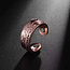 Copper Rings - Adjustable Flowers Magnetic
