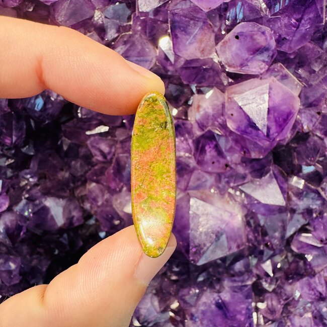 Unakite Jasper Medium Moons