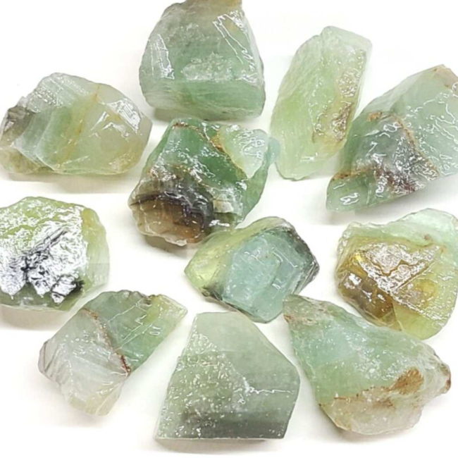 Green Calcite (Medium) - Rough Raw Natural- (2-2.5")