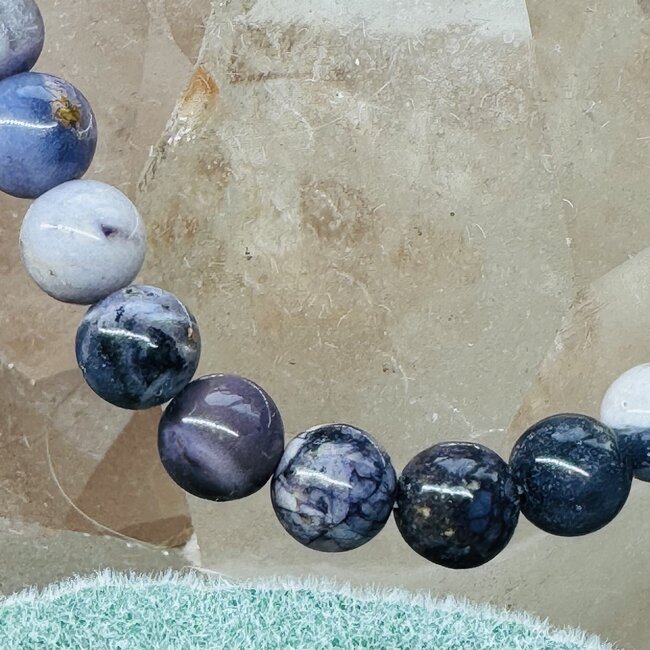 Russian Tiffany Stone (Bertrandite) Bracelets - 7-8mm