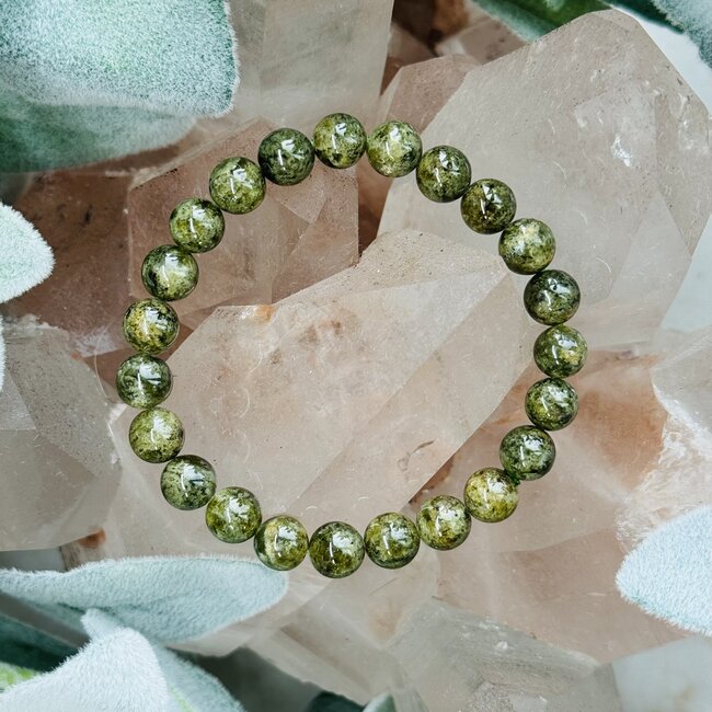 Green Peridot Bracelets - 8mm
