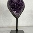 Amethyst Druzy on Black Stand Pin - #2 9" Rough Raw Natural Specimen