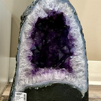 Amethyst Cathedral Church - Druzy Rough Raw Natural - Specimen Display