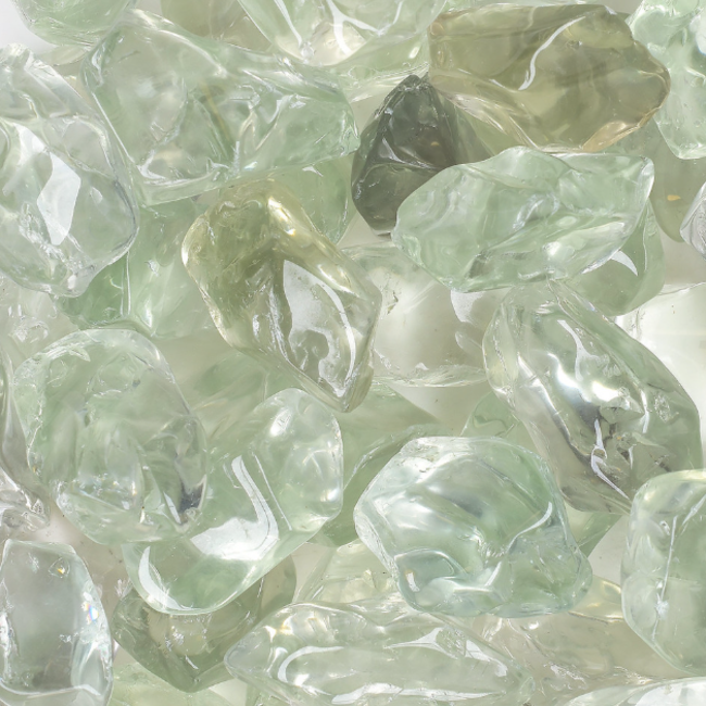Clear (Light Green) Prasiolite (Green Amethyst) - Tumbled
