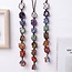 7 (Seven) Chakra Tumbled Hanging Decor - Stacked Cage Macrame