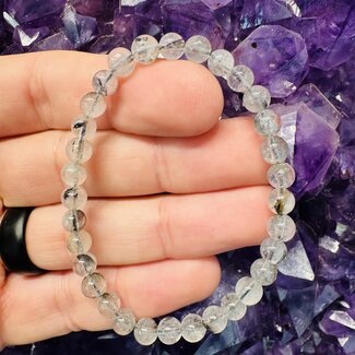 Brookite in Quartz Bracelet - 5-6mm