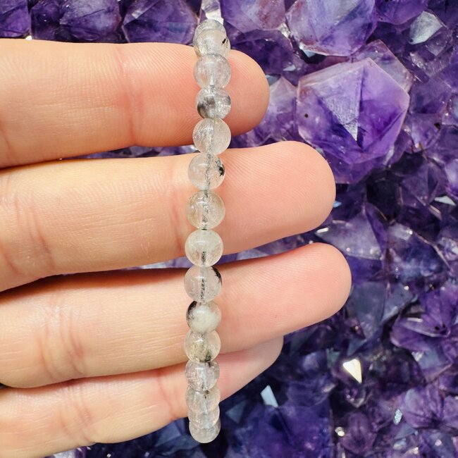 Brookite in Quartz Bracelet - 5-6mm